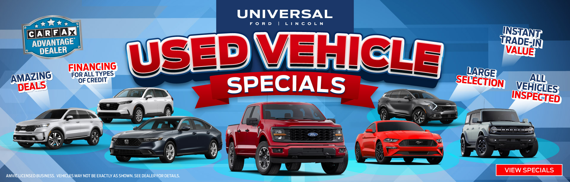 Used Vehicle Specials Used Vehicle Specials