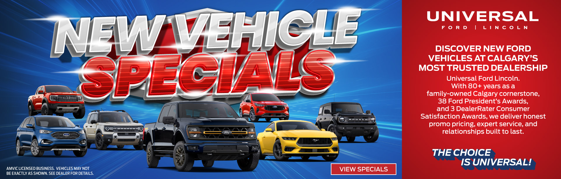 New Vehicle Specials