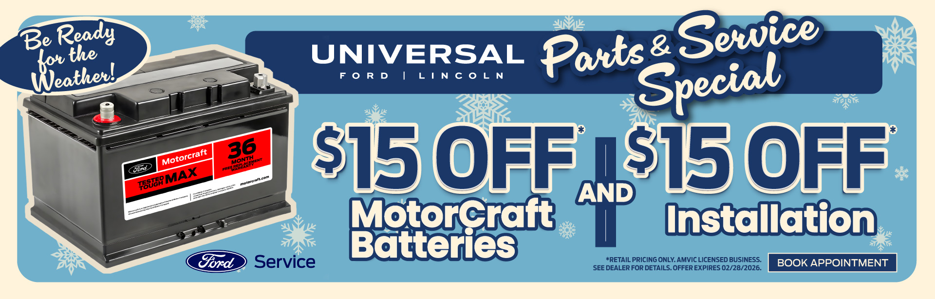 $15 Off Batteries