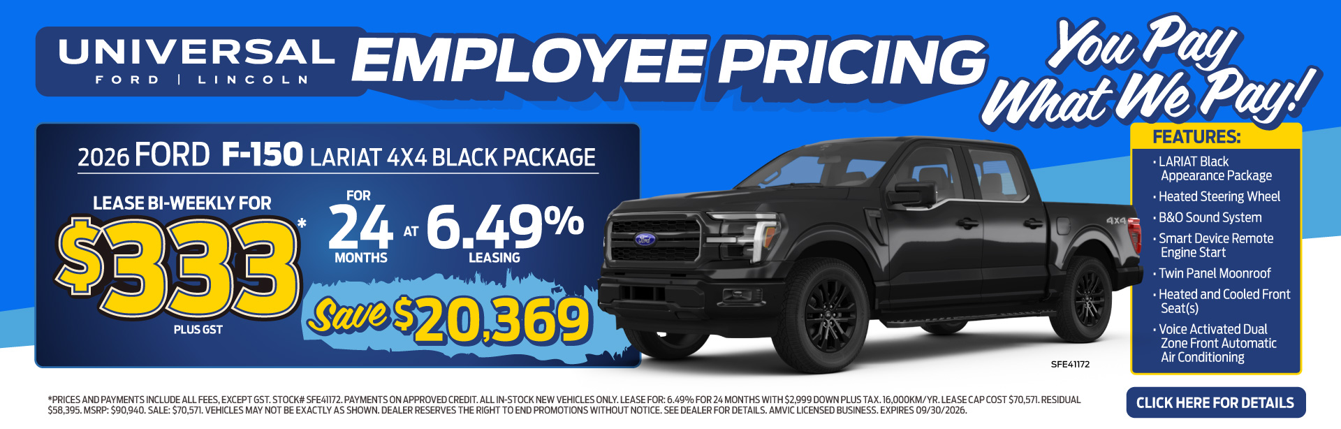 Ford F-150 Lariat Black Package