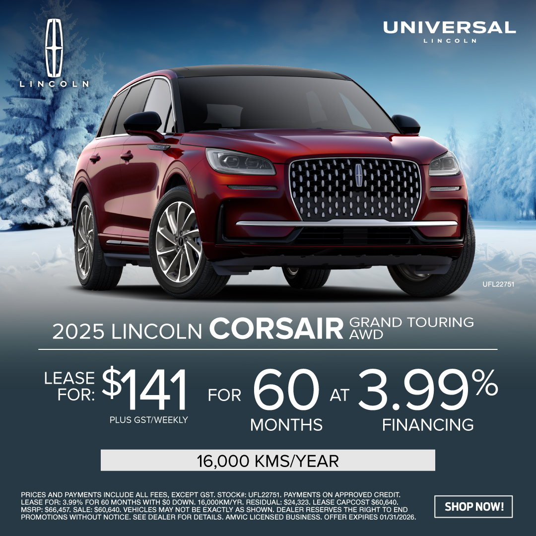 2025 Lincoln Corsair Lease offer