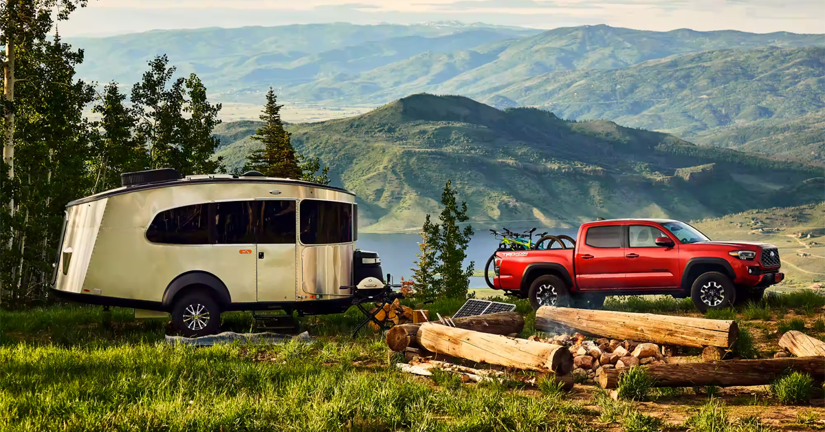 2023 Toyota Tacoma - Red- Towing a Trailer