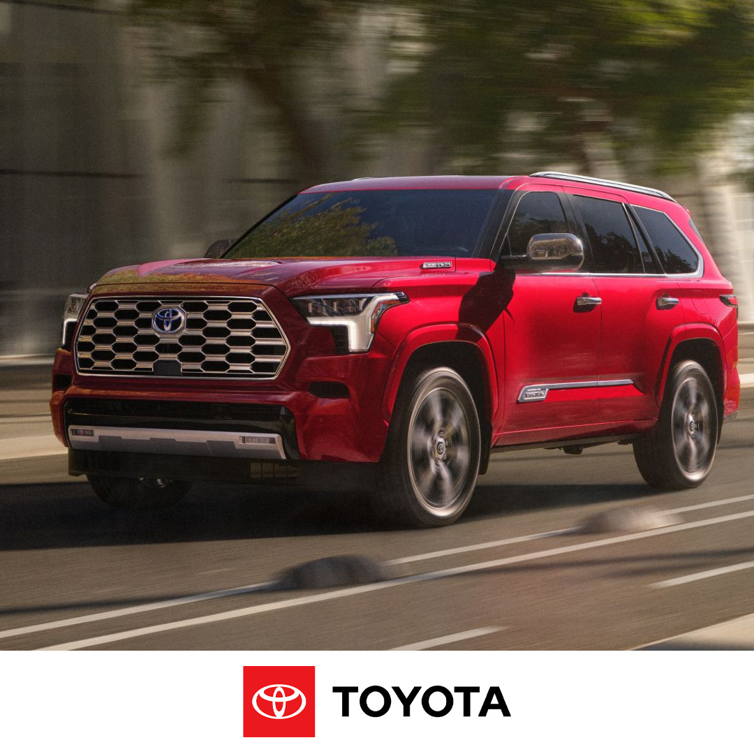 2024 Toyota Sequoia driving in a highway