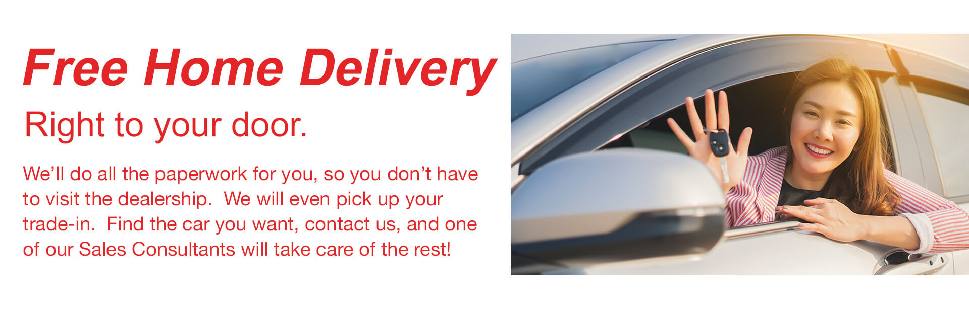 free home delivery banner