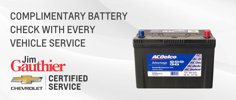 Complimentary Battery check