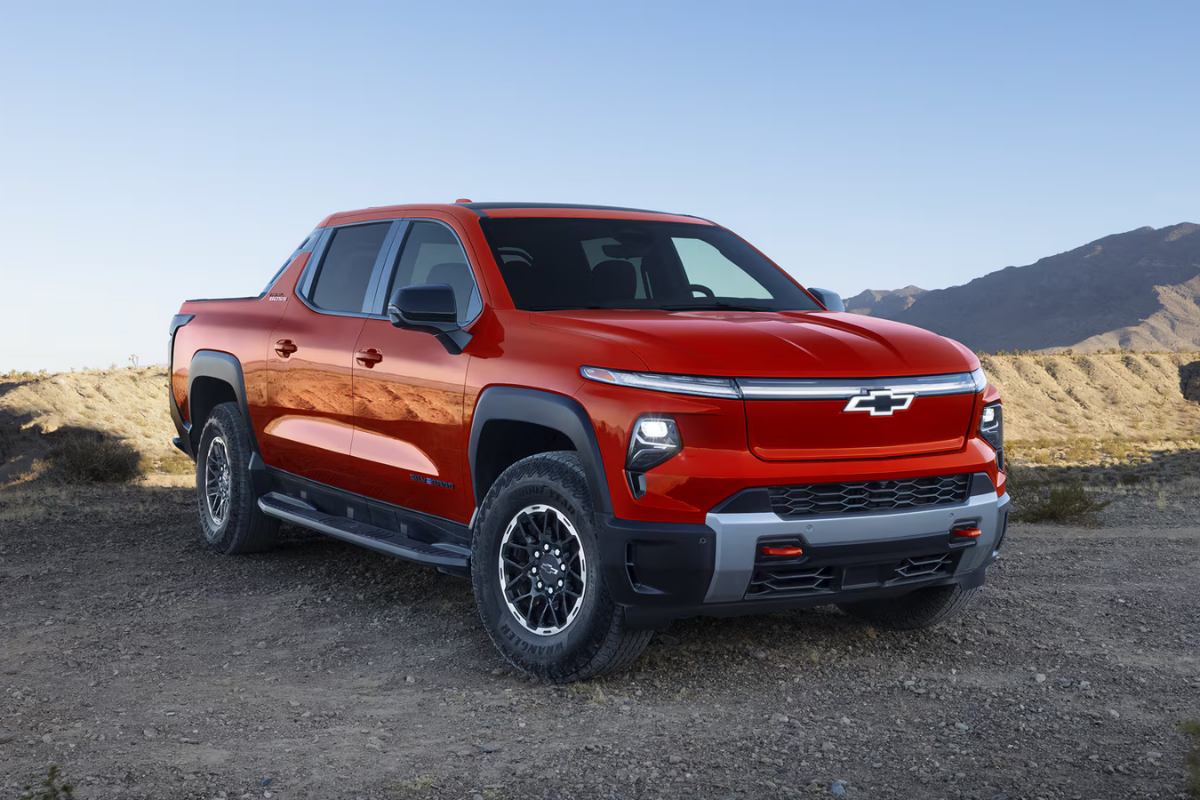 2026 Chevrolet Silverado EV side view