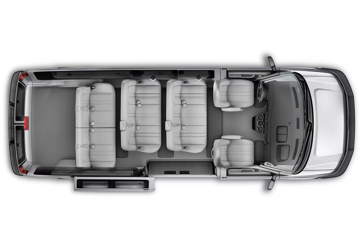 2026 Chevrolet Express Passenger Flexibility
