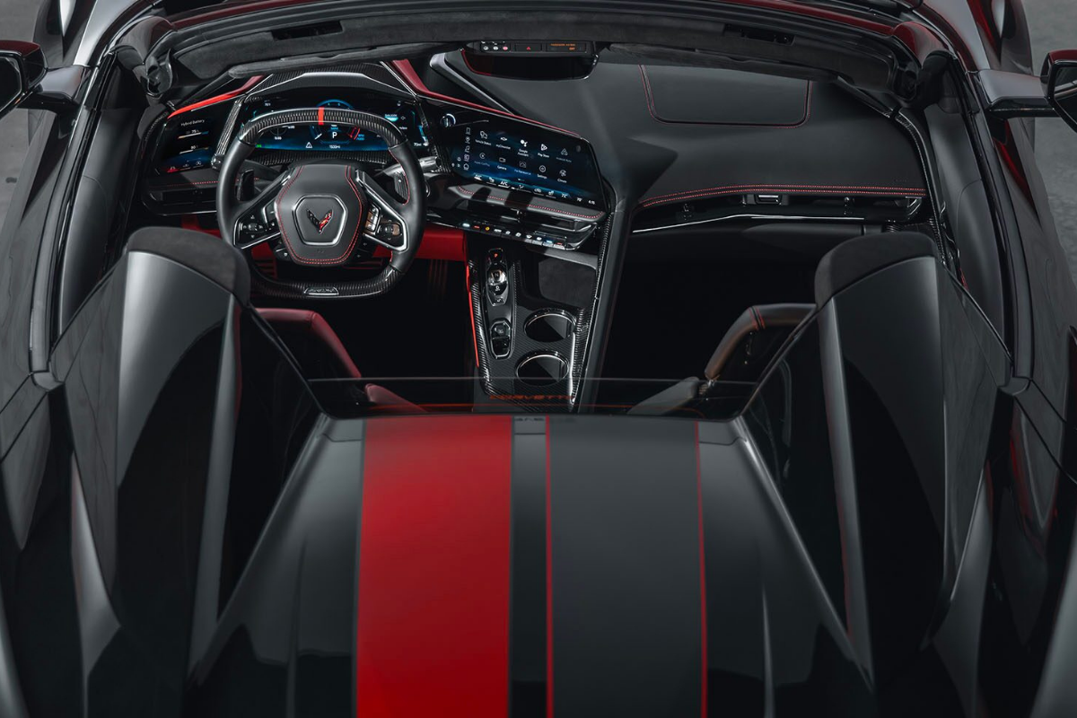 Chevrolet Corvette ZR interior Red