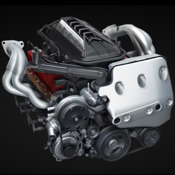 Chevrolet Corvette Stingray LS6 V8 Engine