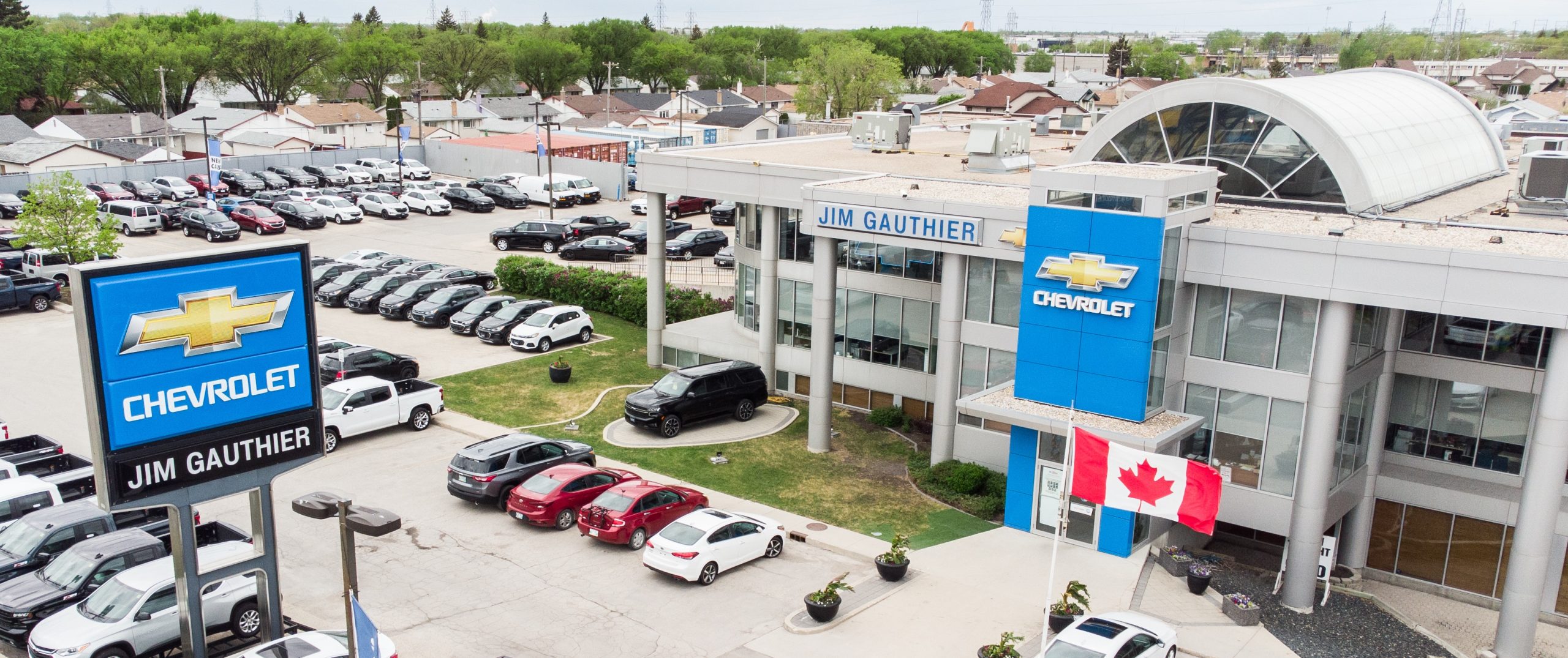 Jim Gauthier Chevrolet dealership in Winnipeg