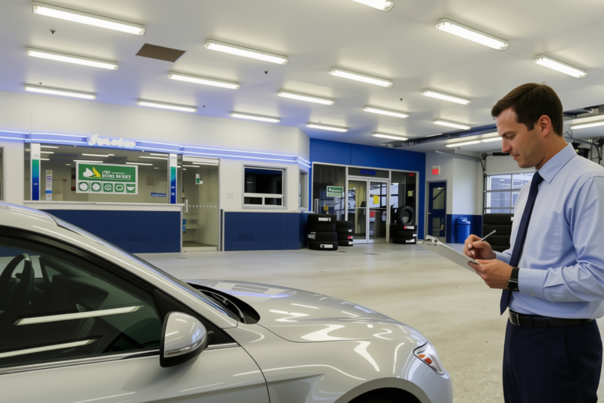 Vehicle service records for tracking maintenance