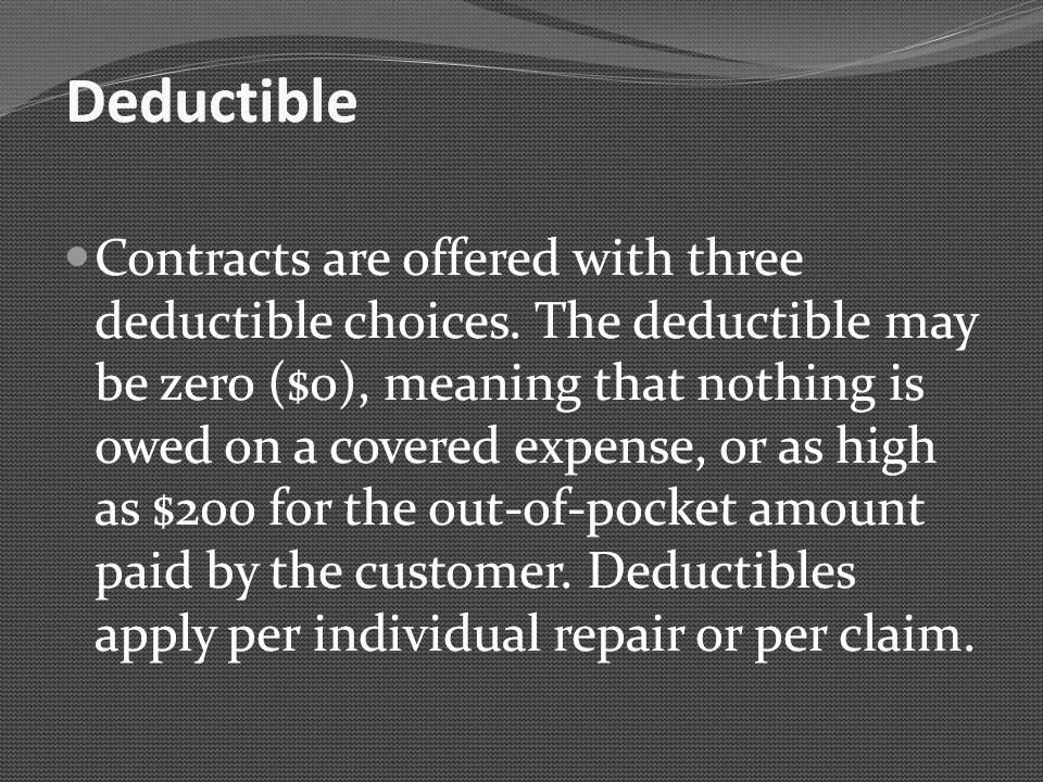 Deductible