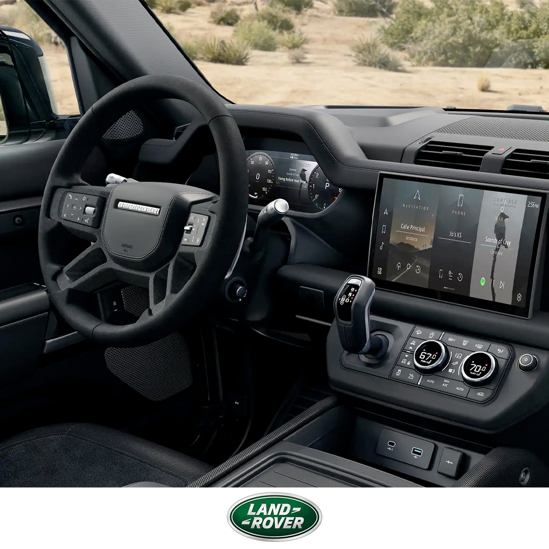 2024 Defender 90 Interior Dashboard