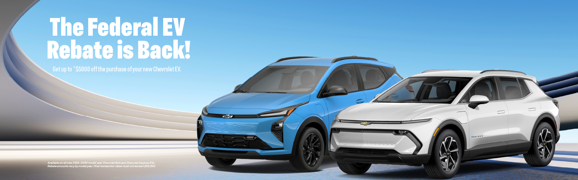 Federal EV rebate offer