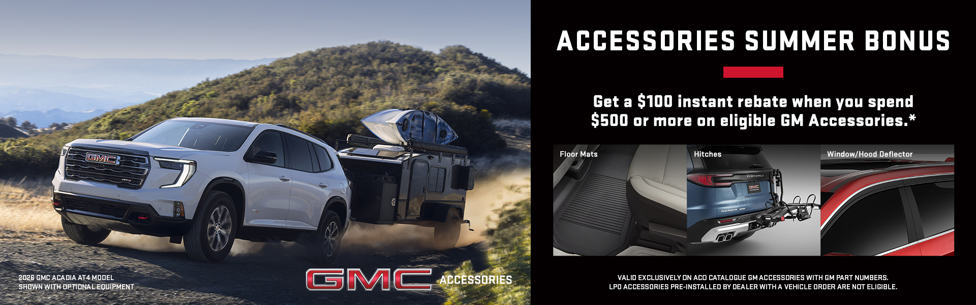 Summer Accessories 2026 - GMC