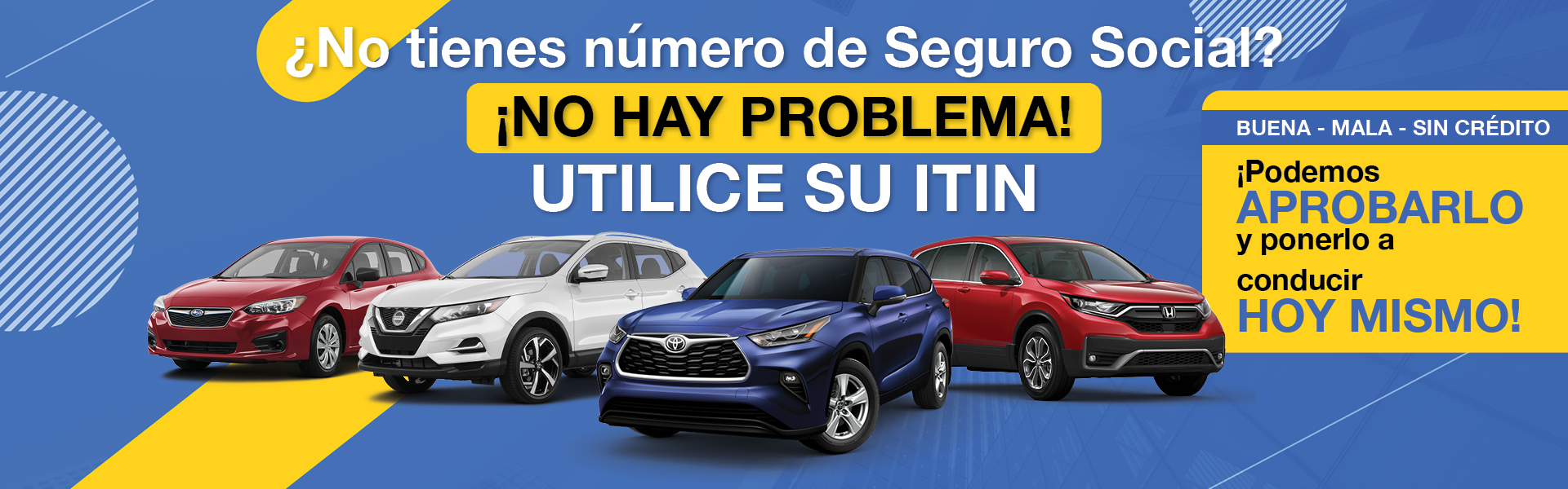 No tienes número de Seguro Social? No Hay Problema Utilice Su ITIN