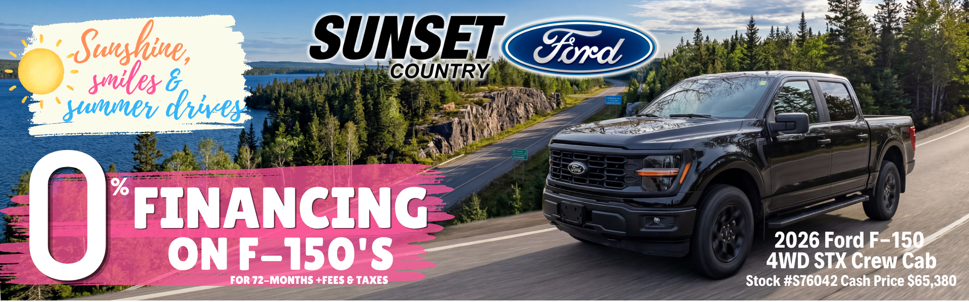0% Financing - F150s
