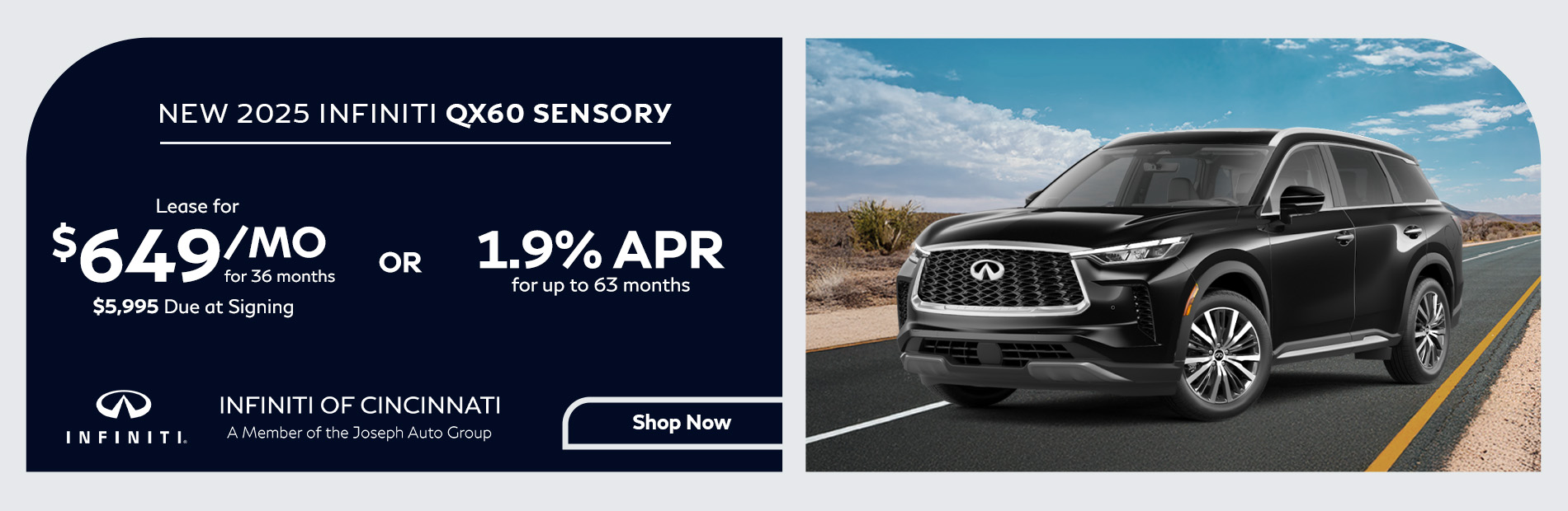 qx60 sensory lease offer