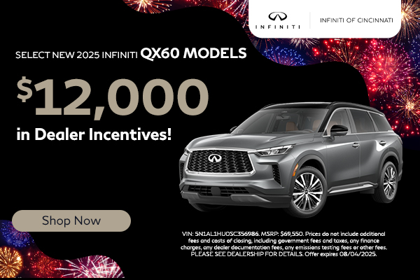 QX60 with $12k in Incentives