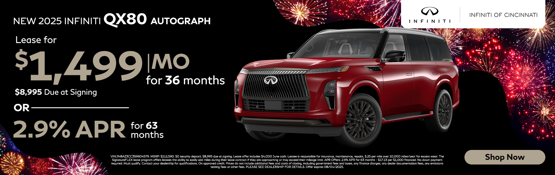 qx80 autograph