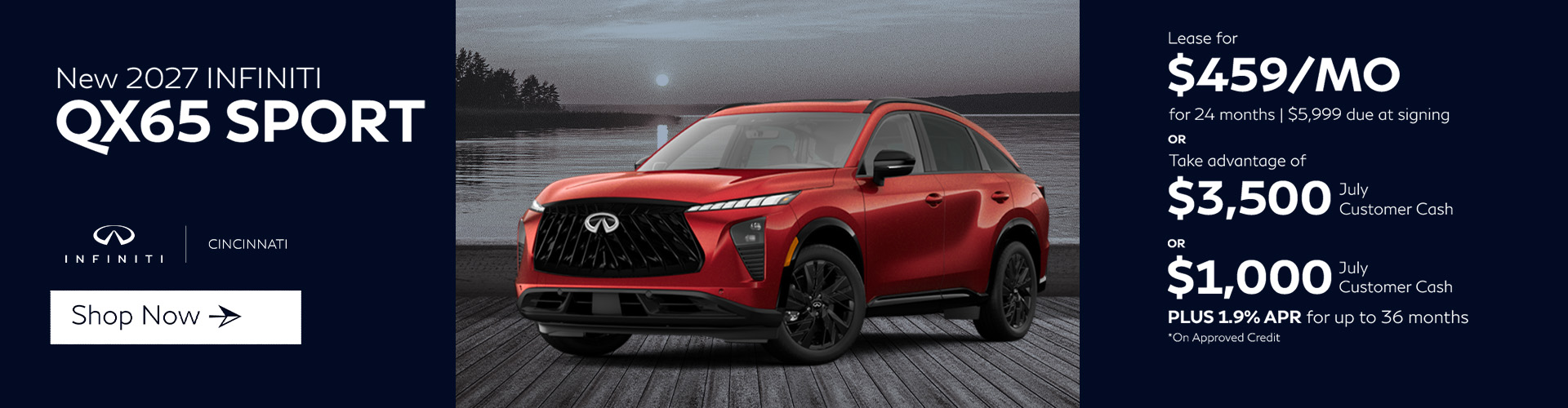 New 2027 INFINITI QX65 Sport