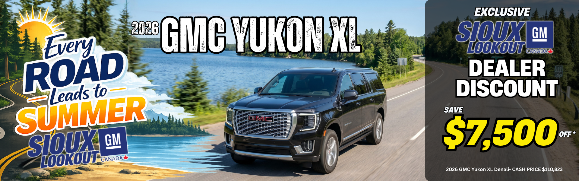 Dealer Discount - Yukon XL