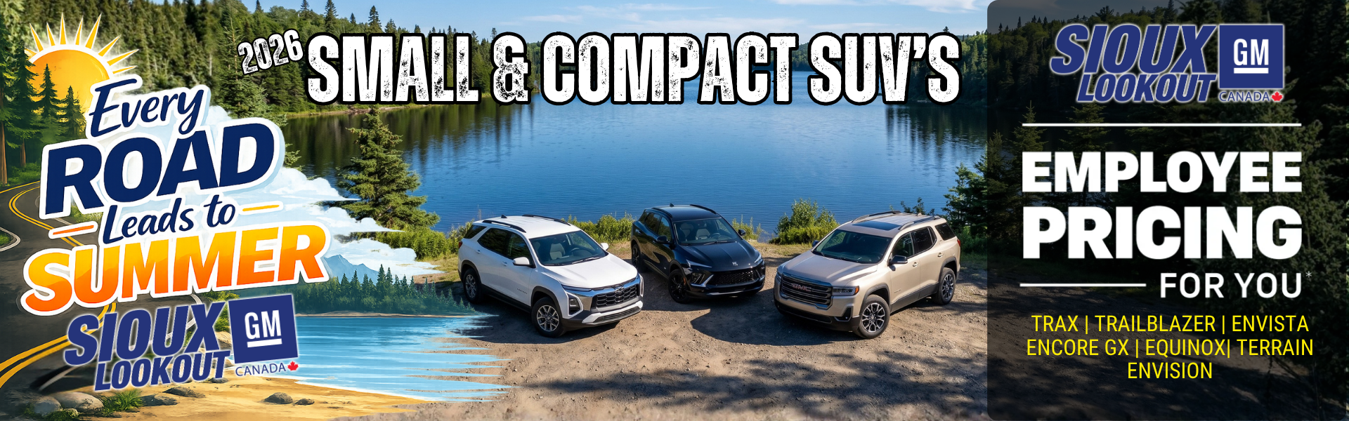 July Employee Pricing- small SUVs