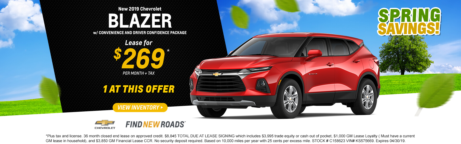 New Used Chevy Dealer Pasadena Arcadia Monrovia Sierra 2019 Blazer Base Lease For 269 8 845 Total Due At Signing Which Includes 3 995 Trade