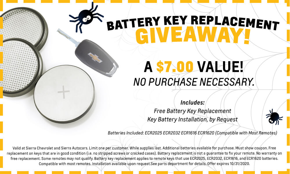 Battery Key Replacement Giveaway