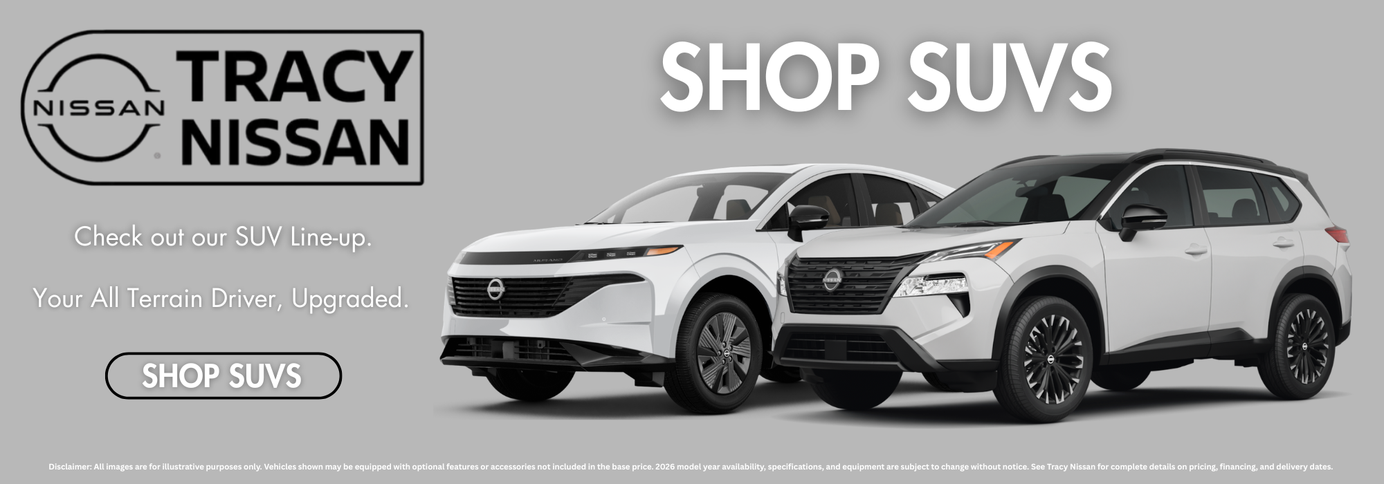 Check out our SUV line-up