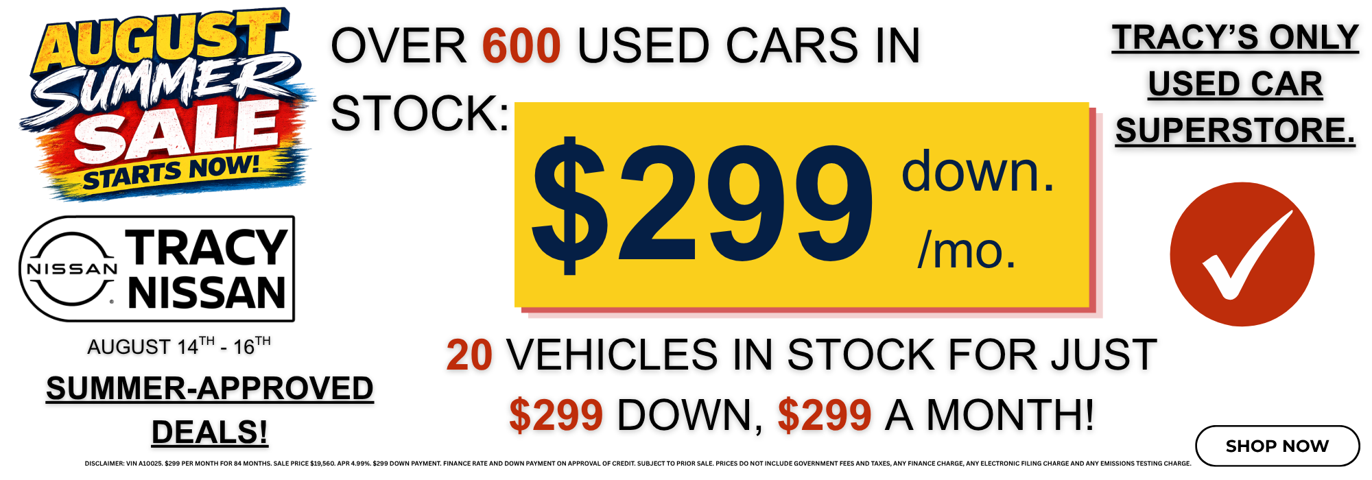 used car sales event