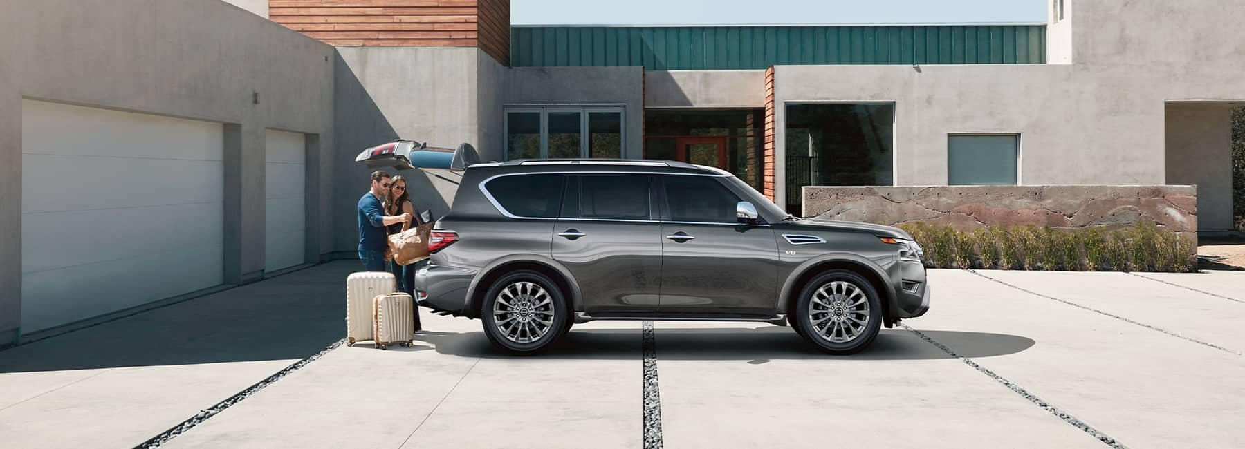 2021-Grey-Nissan-Armada-parked