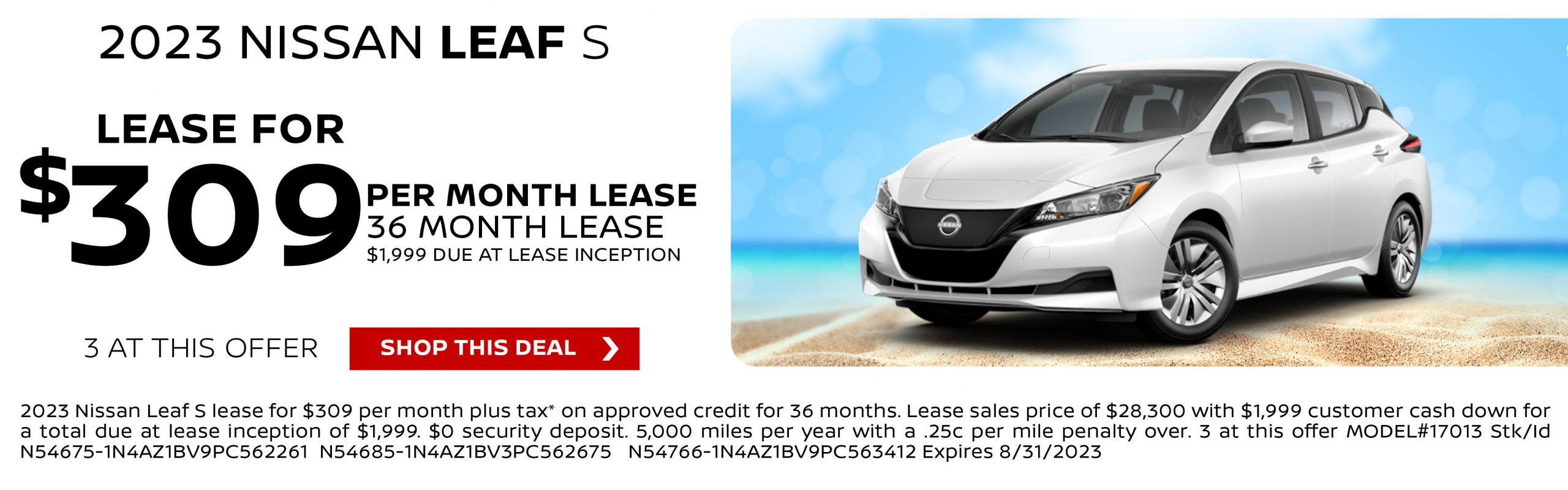 2023 nissan leaf lease