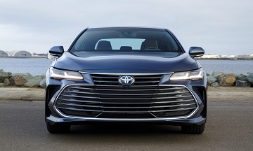 Exterior appearance of the 2021 Toyota Avalon Hybrid available at Rocky Mount Toyota