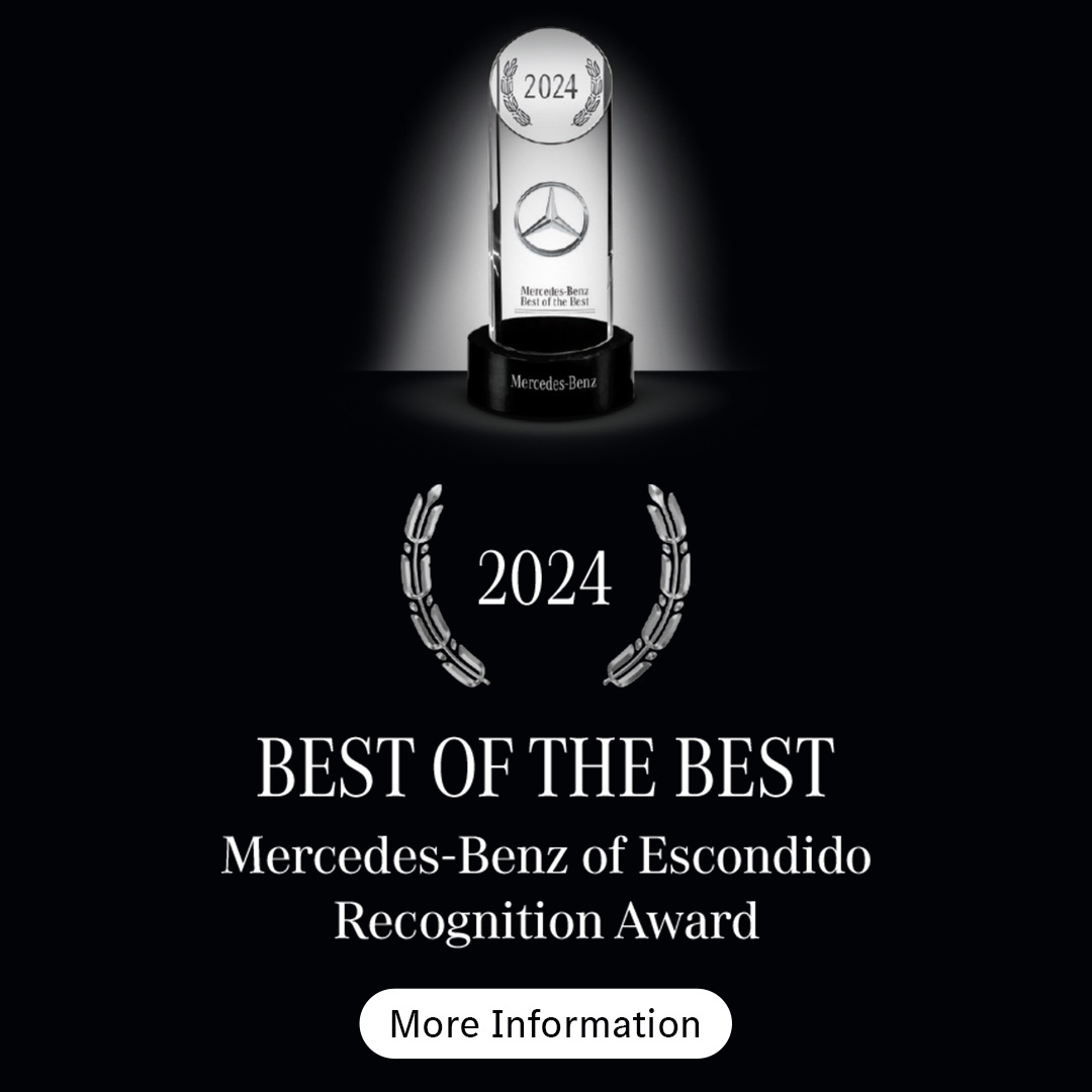 Best of the Best Award Recognition - Mercedes-Benz of Escondido
