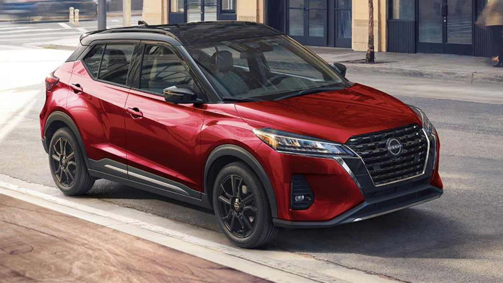 Red 2024 Nissan Kicks Red