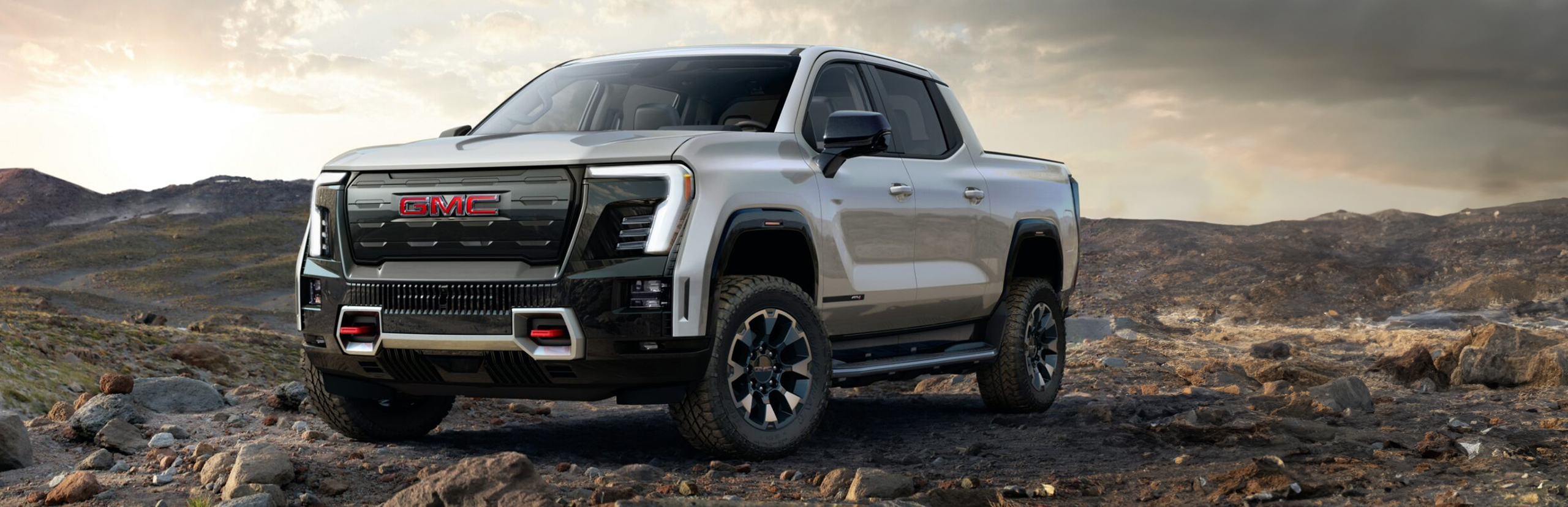 2024 GMC Sierra EV on Cliff