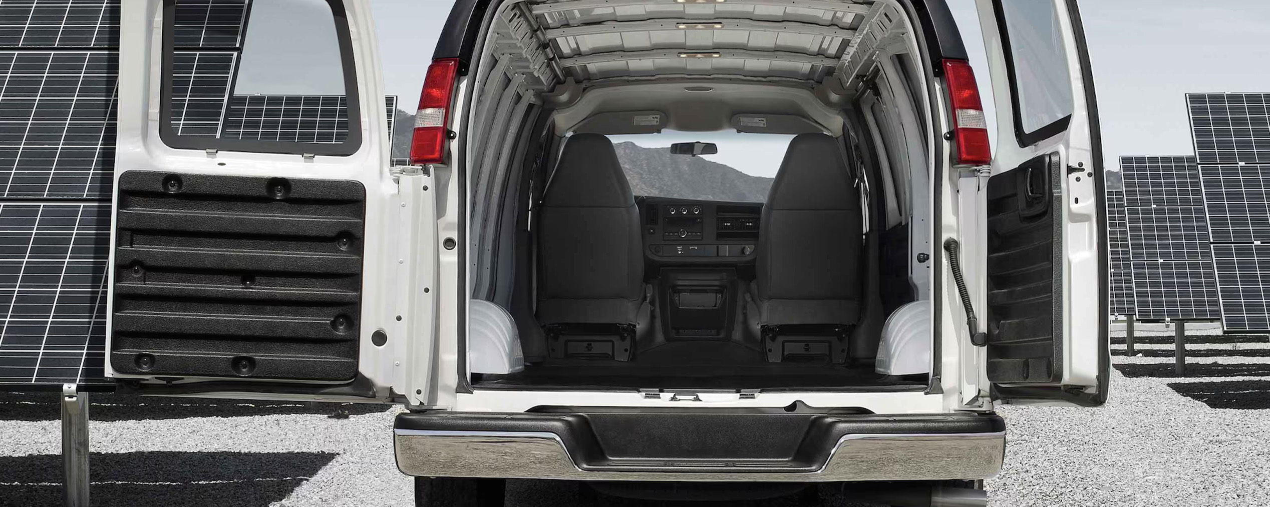 2025 GMC Savana Cargo Van rear view