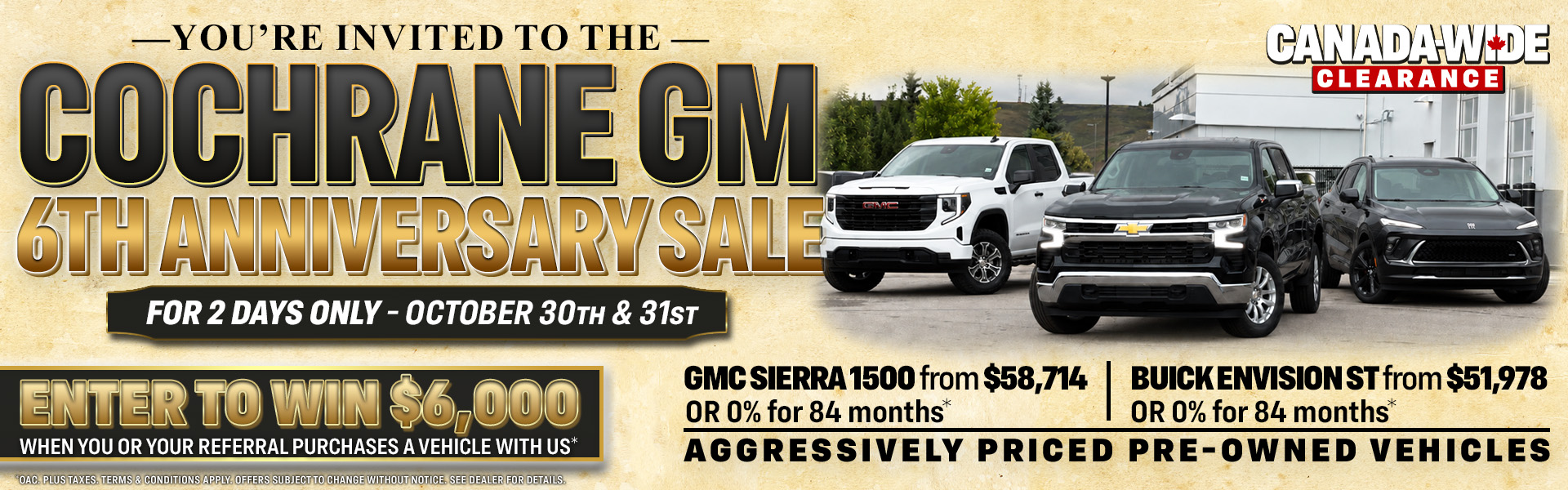 6th Anniversary Sale