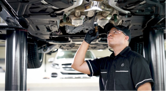 Expert Technician fixing parts