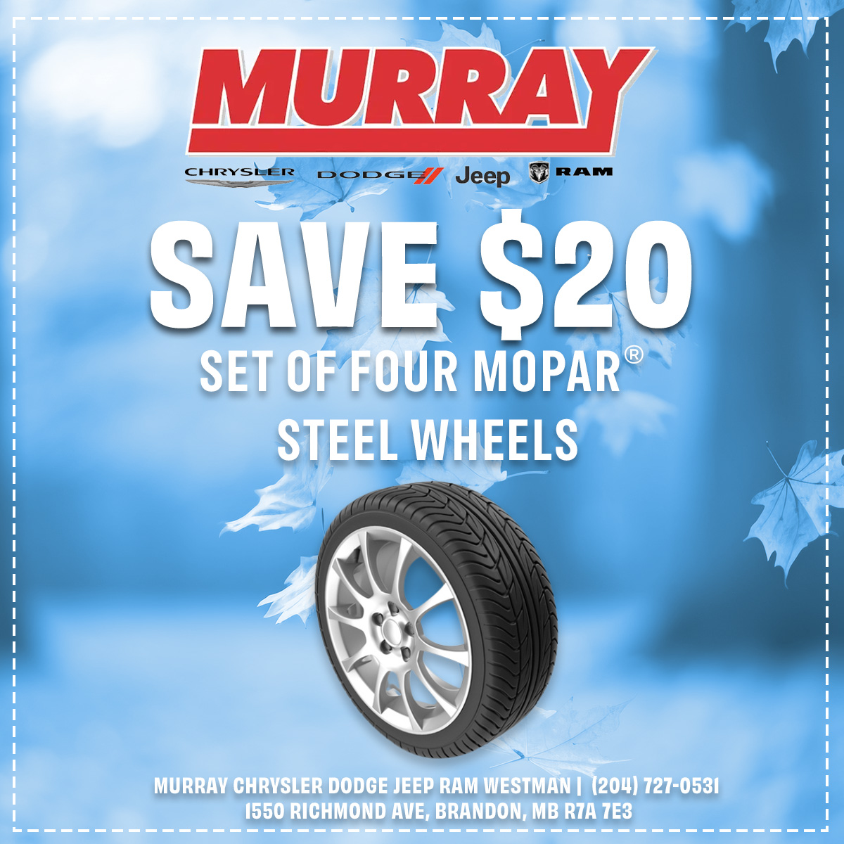 $20 off wheels
