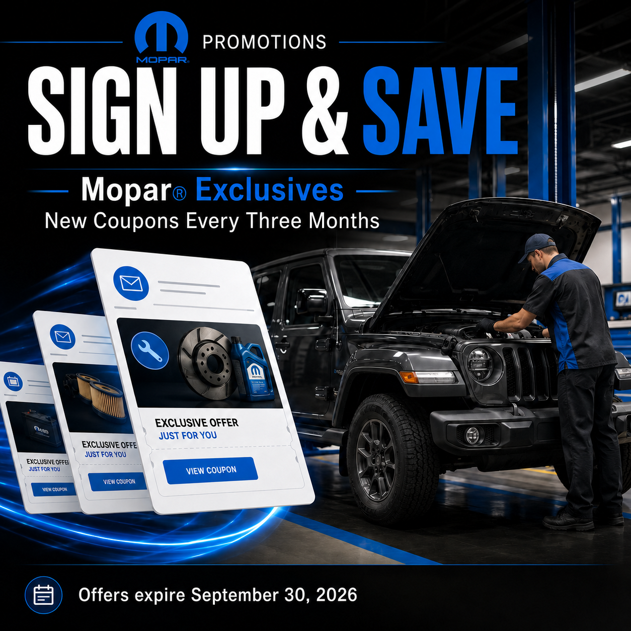 Sign up and save