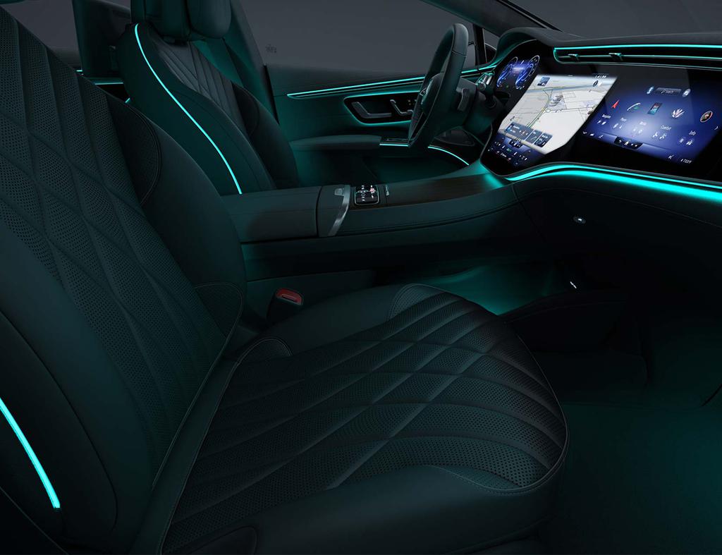 Forefront of innovation at both front seats.