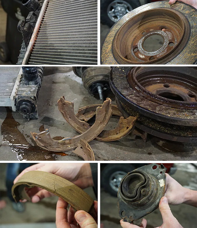 old car parts