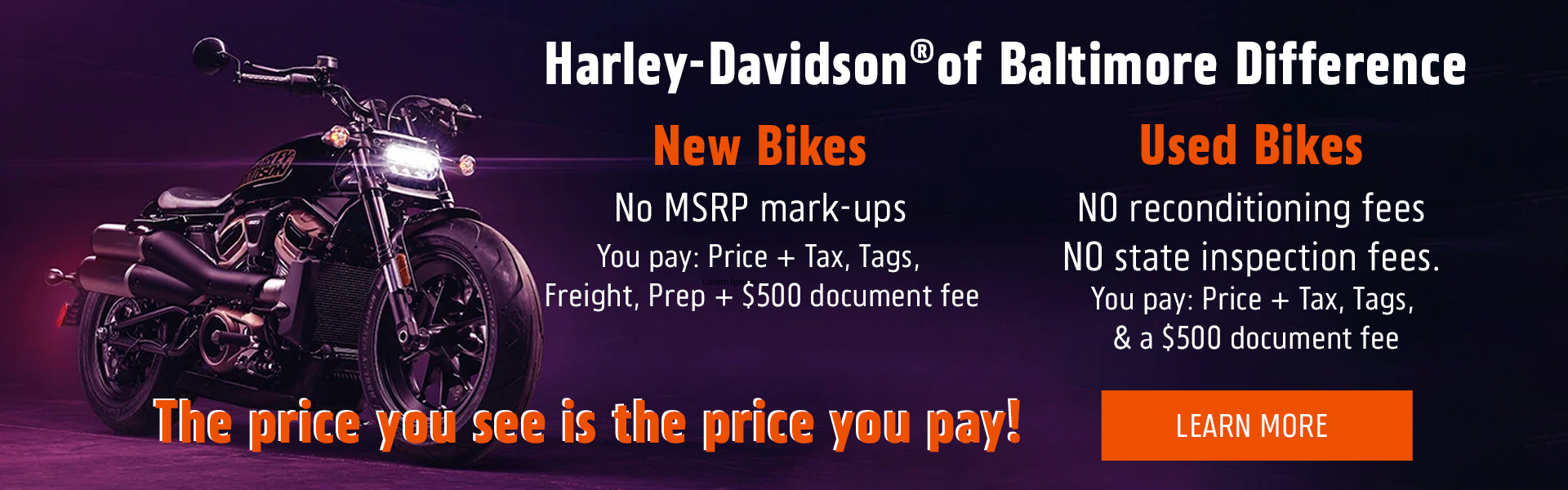 New & Used Harley-Davidson Dealer, Serving Baltimore, Columbia & Bel Air,  MD