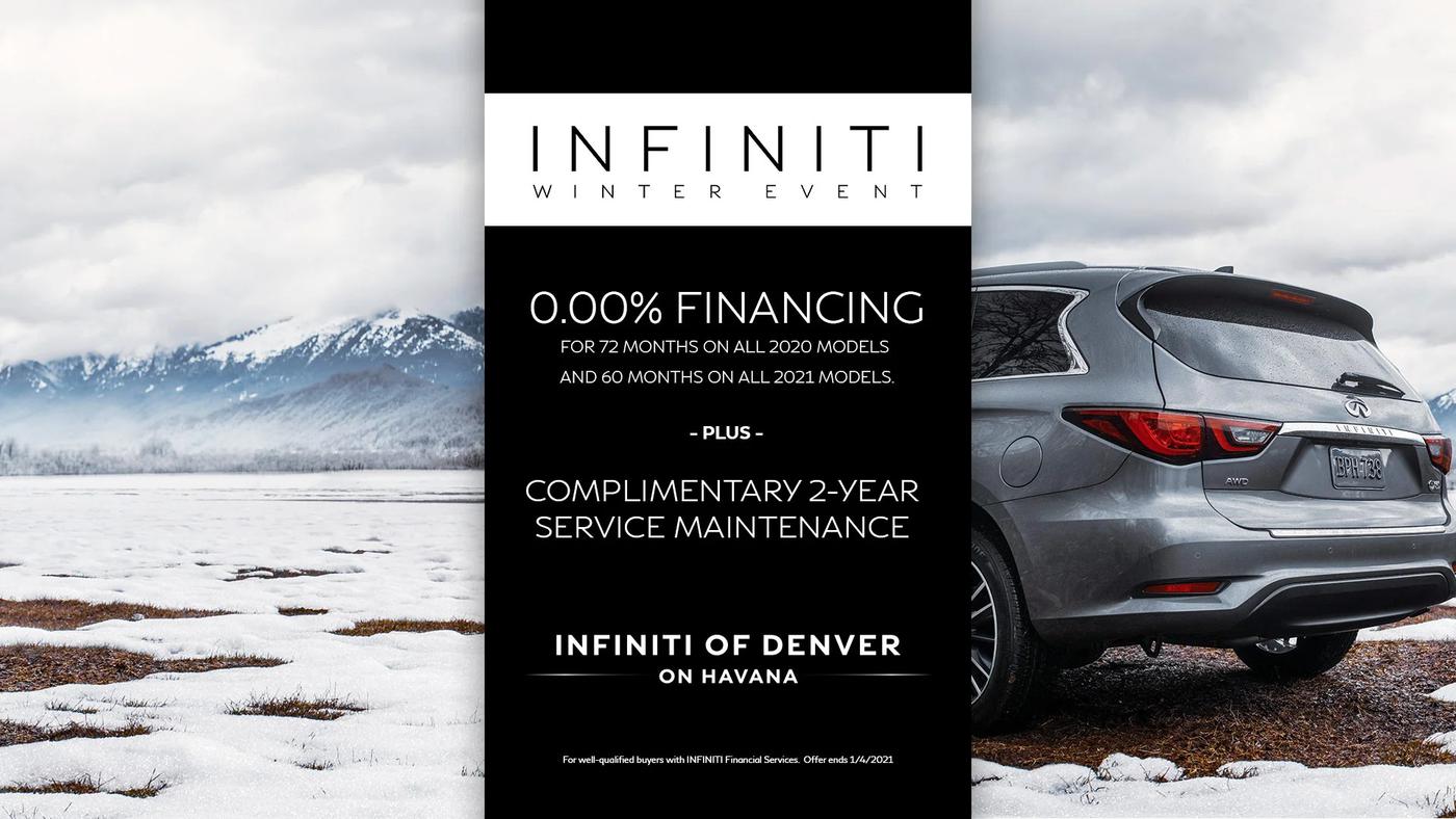 INFINITI Winter Sales Specials