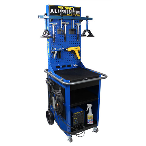 pro spot aluminum weld station