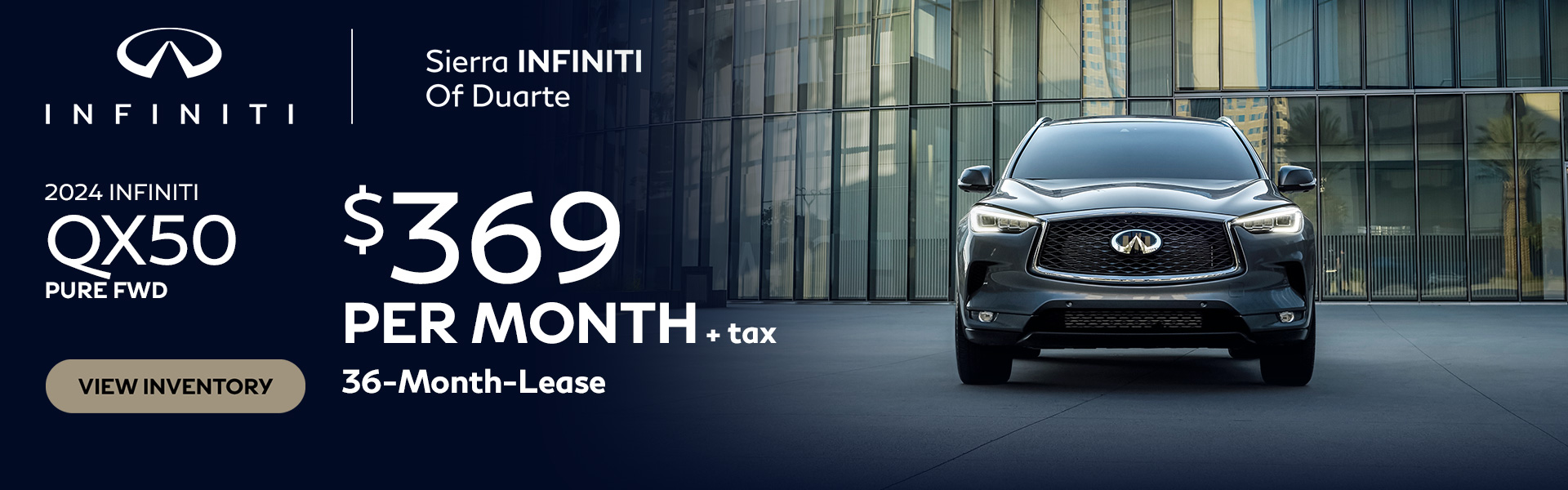 QX50 lease offer