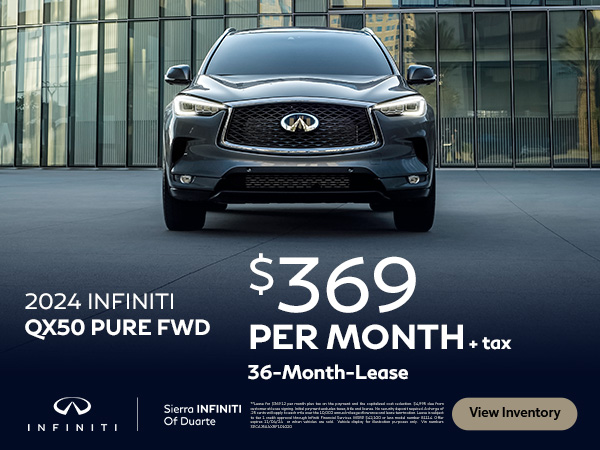 QX50 lease offer