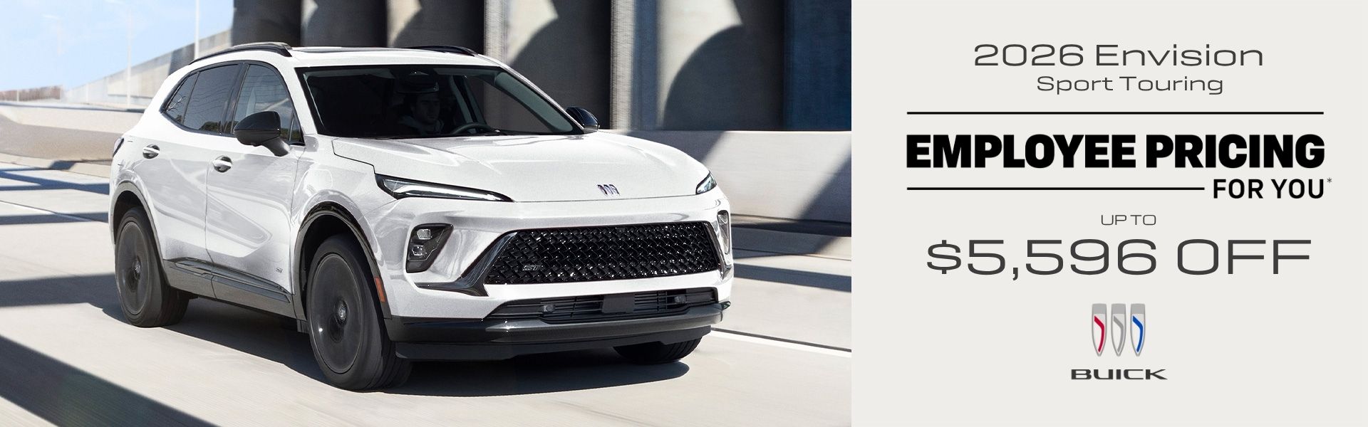 Employee Pricing on all New Buick Envisions at Gauthier Buick GMC